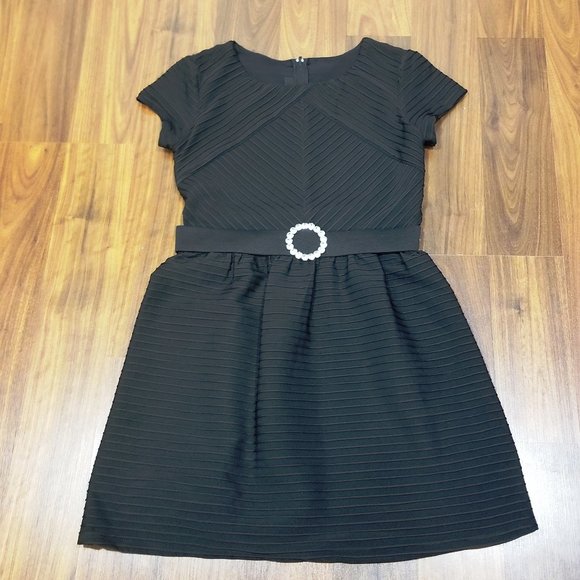 Amy Byer Other - Girls' Amy Byer Cap Sleeve Dress, Black, Size 14, EUC